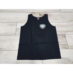 Vtg Harley Davidson Tank Top Key West FL Men's XL Black Biker Motorcycle Y2K